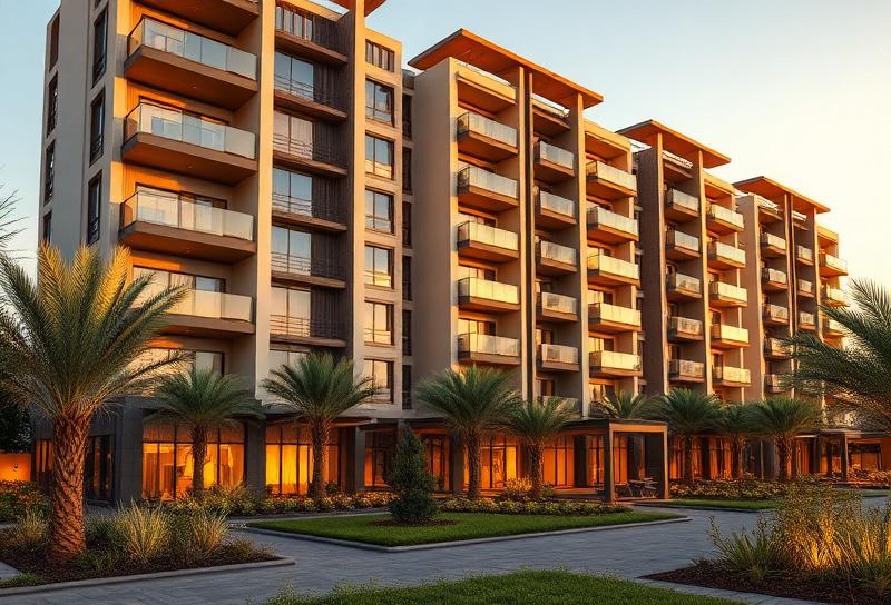 Modern luxury building